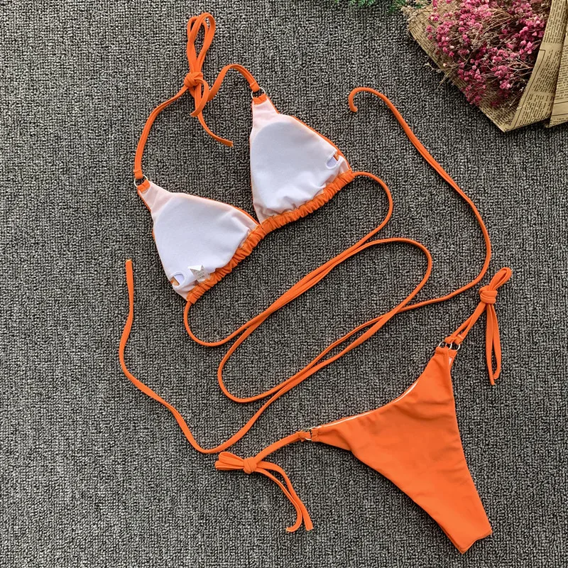 Bikinx Sext string, женское бикини,, микро бикини, верх, купальные стринги, купальник для женщин, треугольный Купальник для женщин, летний купальник