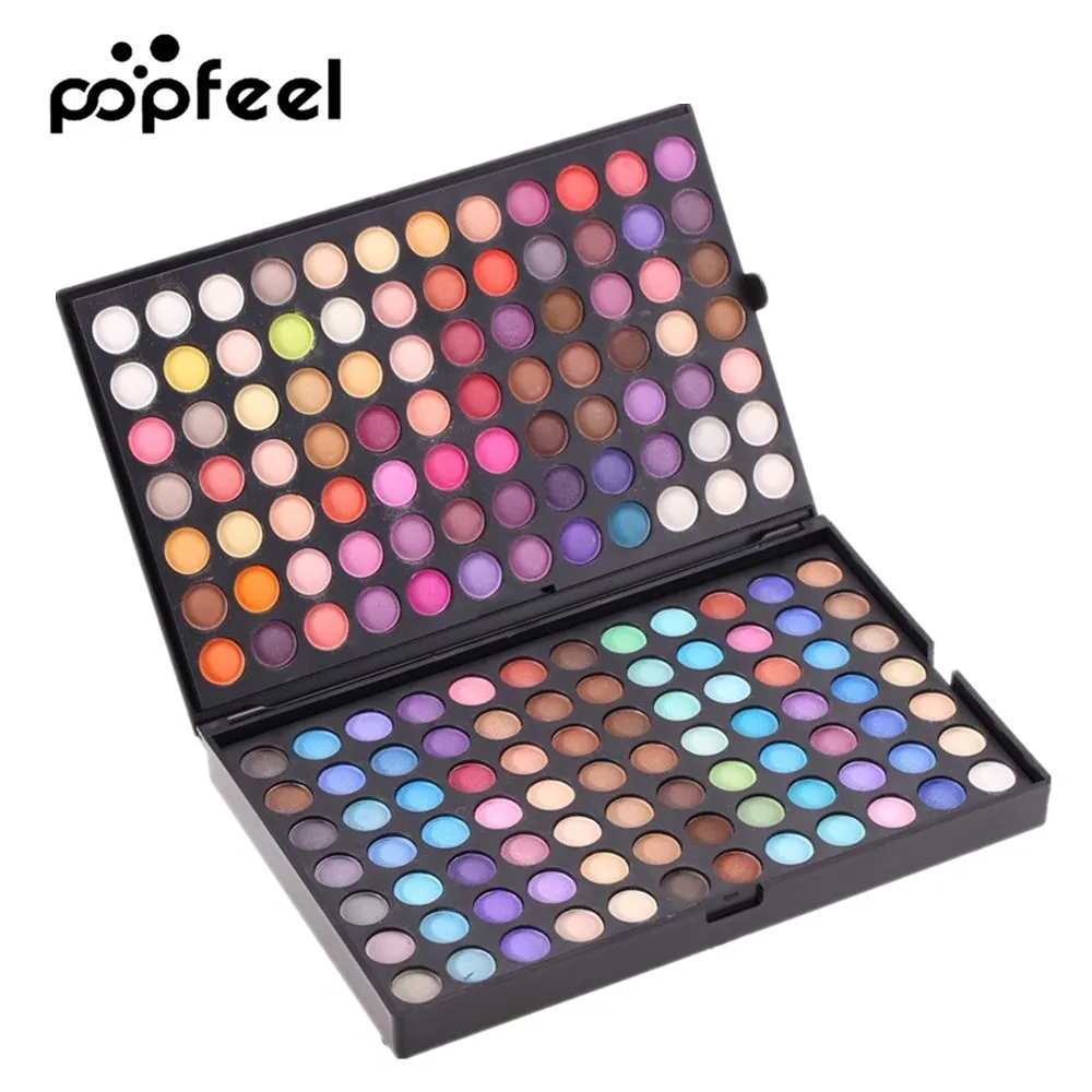 

Popfeel Professional Eyeshadow Palette Makeup Cosmetic Shimmer Eyeshadow Kit Long Lasting Matte Eye Shadow for Women Beauty Eyes