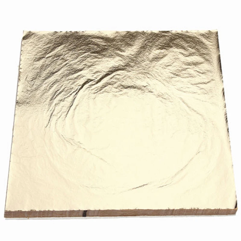 Buy 100pcs Gilding Sheets Imitation Gold Silver Copper