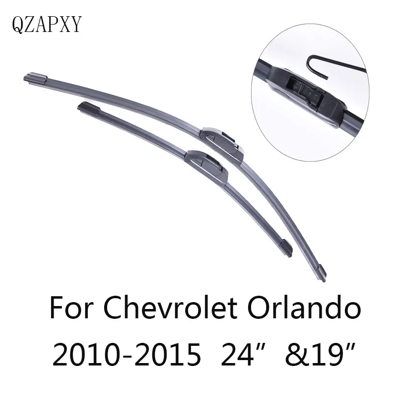 QZAPXY Car Wiper Blades for Chevrolet Orlando 24"&19"2010 2011 2012