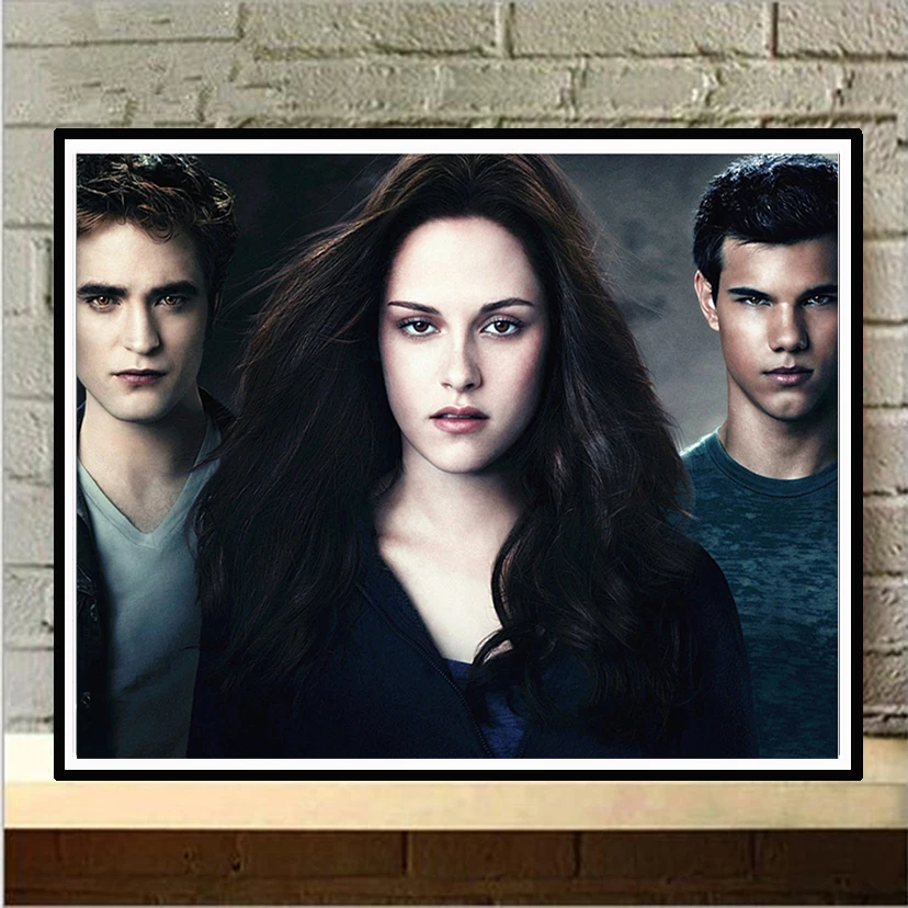 

Full Square/Round Drill 5D DIY Diamond Painting "The Twilight Saga" 3D Embroidery Cross Stitch Mosaic Home Decor Gift WG428