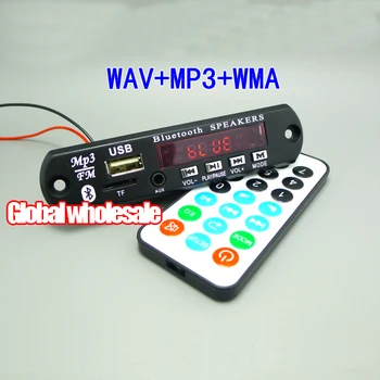 

2pcs Bluetooth MP3 Decoding Board Module with display / USB/TF/Bluetooth/FM/LINE MP3/WMA/WAV audio decoding speakers module