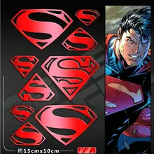PowerAngel DIY 3D Metal Sticker Batman v Superman Dawn of Justice Phone Laptop Car Waterproof Decal