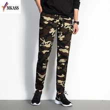 Новые модные мужские повседневные длинные штаны удобные повседневные камуфляжные длинные штаны с эластичной резинкой на талии большие размеры 5XL