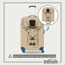 Модная эластичная Туристическая сумка с животным принтом, защитный чехол для 18-30 дюймов, защитный чехол для чемодана