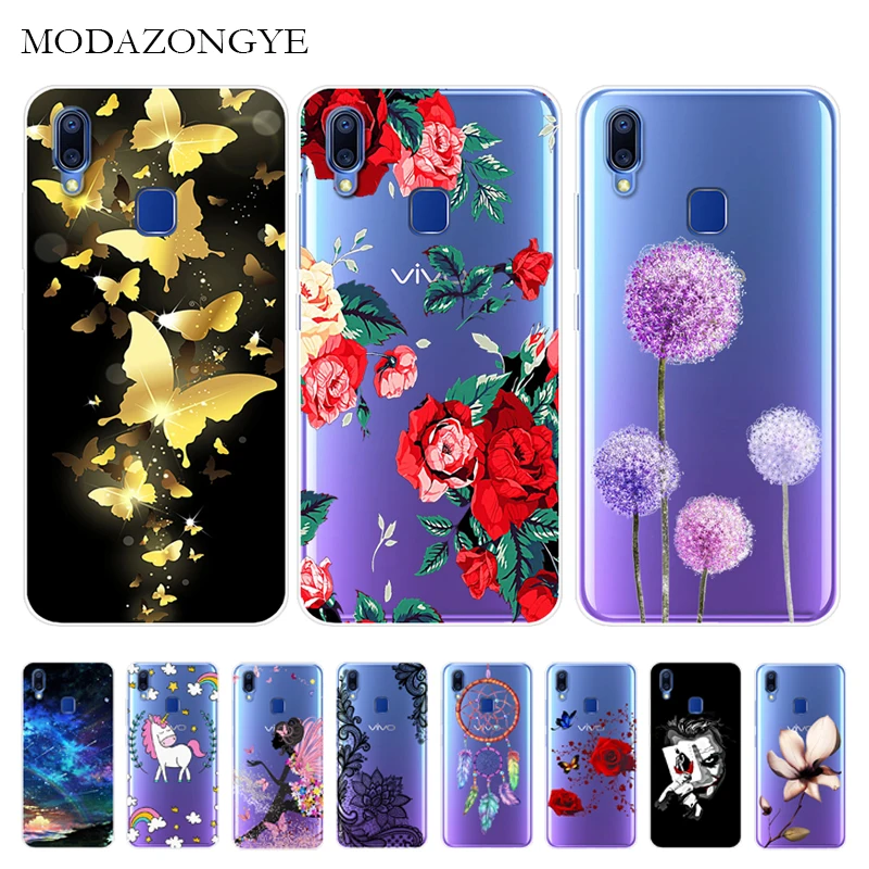 Мягкий мультяшный чехол Vivo Y93 силиконовая задняя крышка для телефона Y 93 VivoY93 6 22