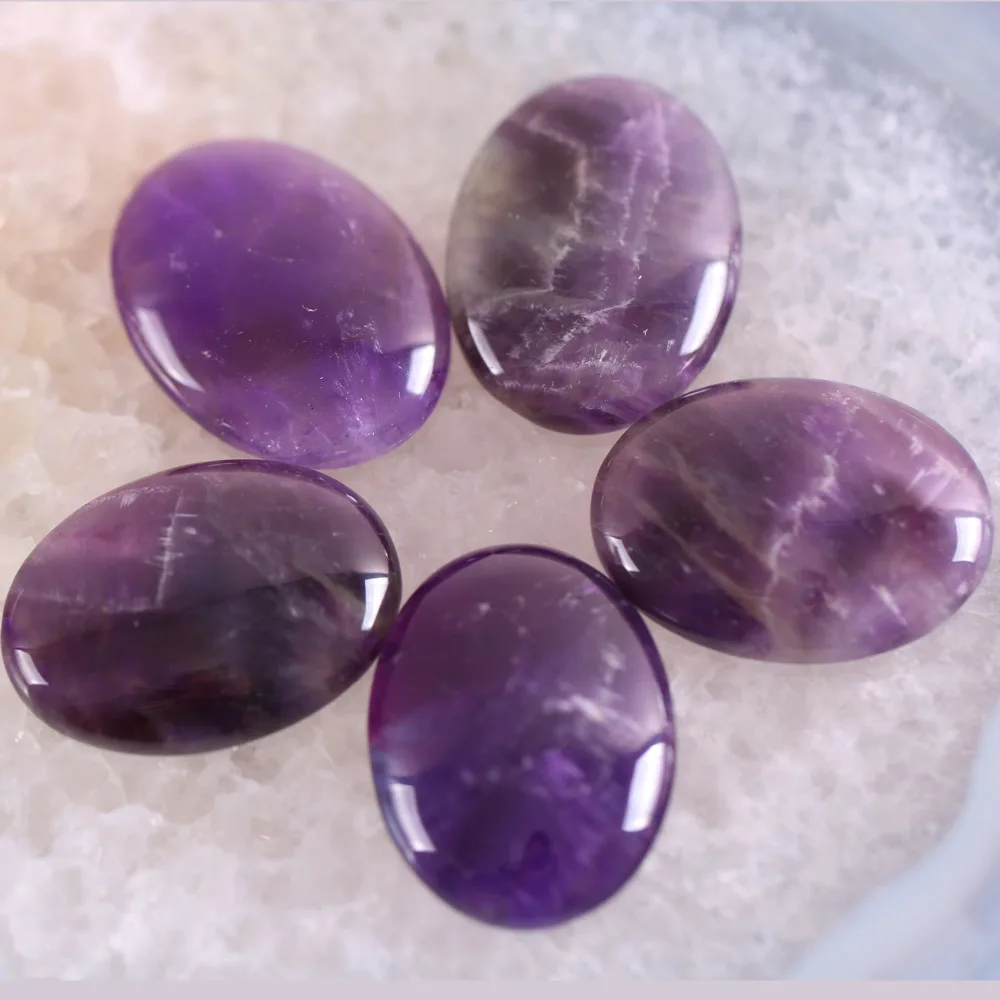 

Free Shipping New without tags Stone 30x40MM Natural Crystal Bead CAB Cabochon 1Pcs RK1676