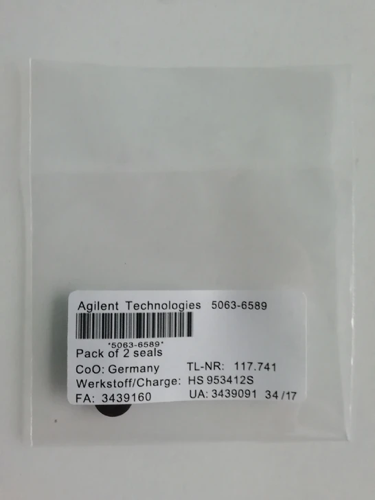 

For Agilent Plunger Rod seal, Article number: 5063-6589