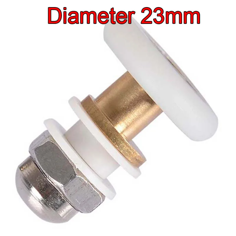 2PCS Partiality Shower Door ROLLERS /Runners/Wheel...