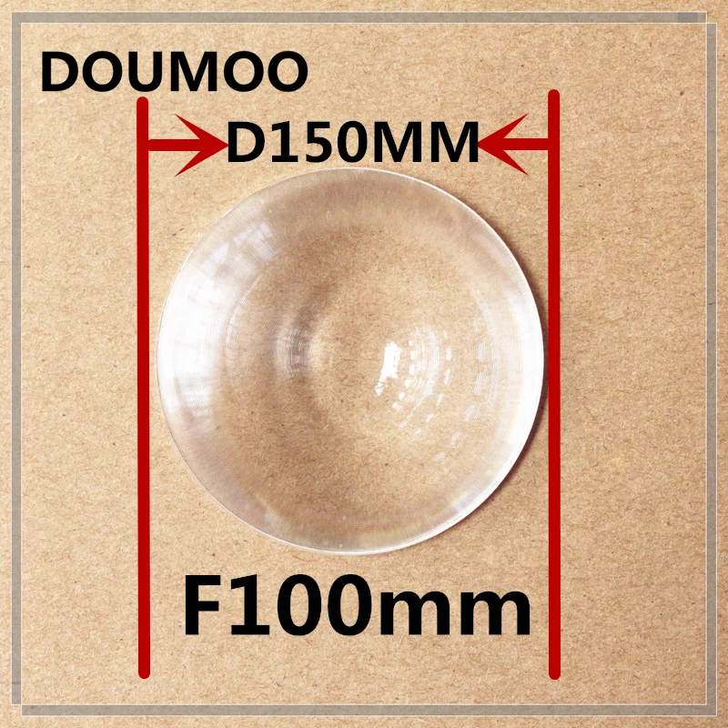 

4 pcs / lot free shipping Plane magnificat fresnel lens Diameter 150 mm Focal length 100 mm lens diy plastic fresnel lens
