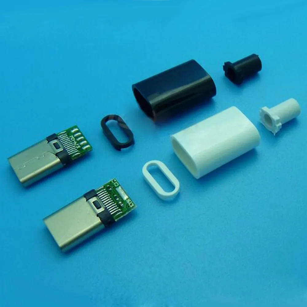 10set 4 IN 1 USB3.1TYPE C Plug Double sided insert USB male plug