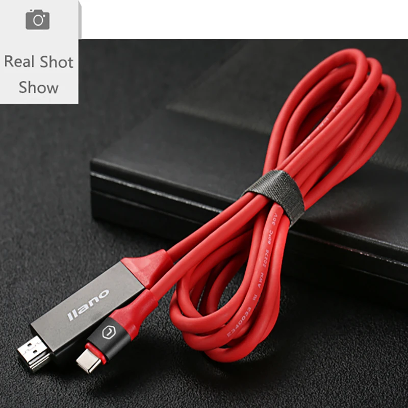 PIHEN USB C to HDMI Cable Thunderbolt 3 Type C to HDMI Cable 4K*2K HD Display for Macbook Samsung dex Phone Chromebook huawei