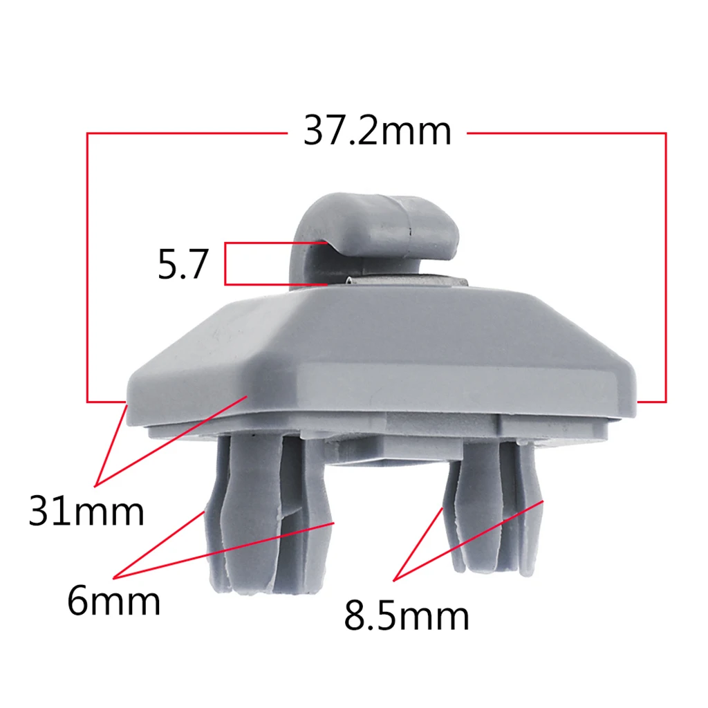 8U0857562 8E0857562 пластик серый солнцезащитный козырек зажим крюк Держатель для Audi 2013