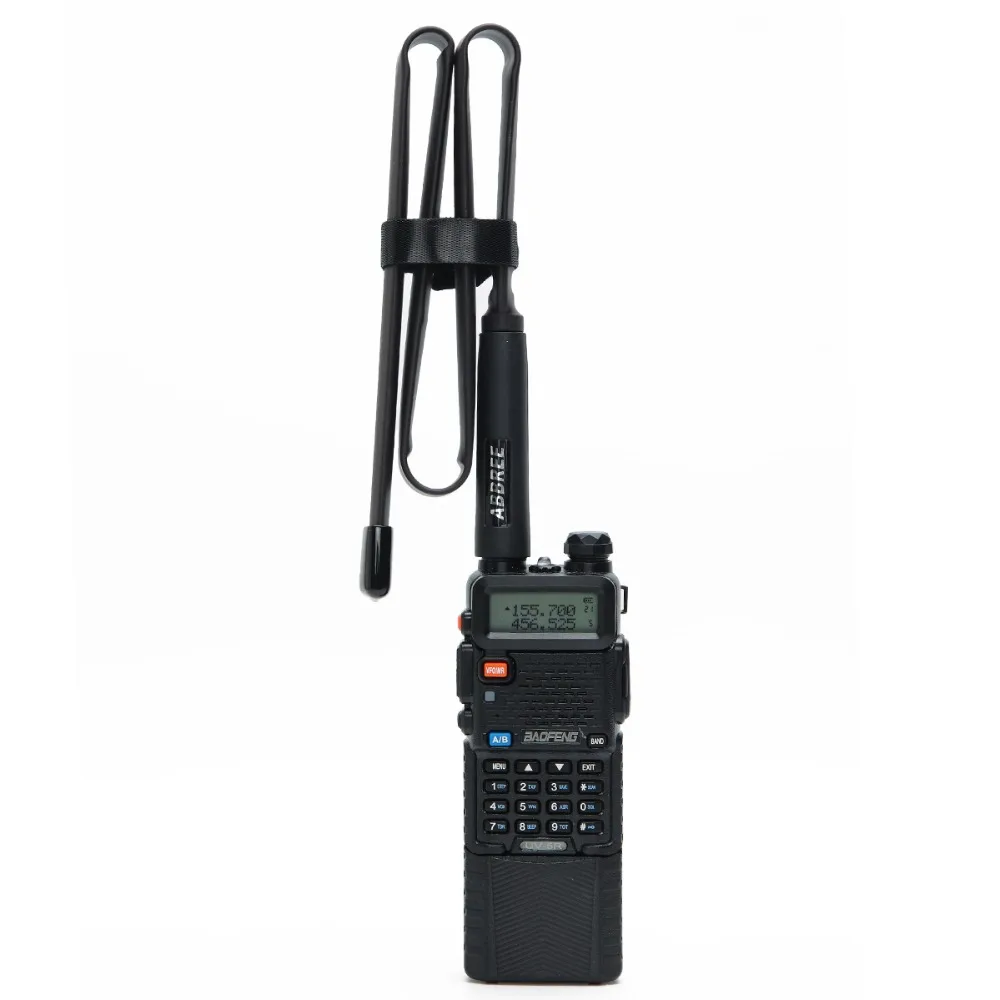 72 см/28 3 дюйма ABBREE SMA Female VHF UHF Двухдиапазонная Складная тактическая антенна для