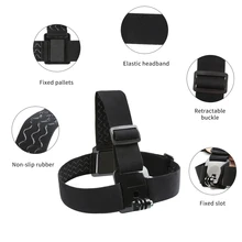 SHOOT Elastic Harness Head Strap Mount for Gopro Hero 5 4 3 Session Xiomi Yi 4K Eken H9 SJCAM SJ4000 SJ5000 Cam Go Pro Accessory