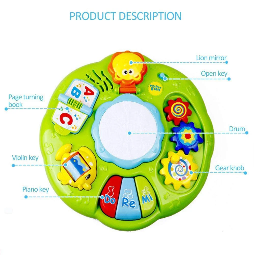 Музыкальные малыши Oyuncak центр игры звук младенцев освещение обучающий стол игровая деятельность детские игрушки раннее образование