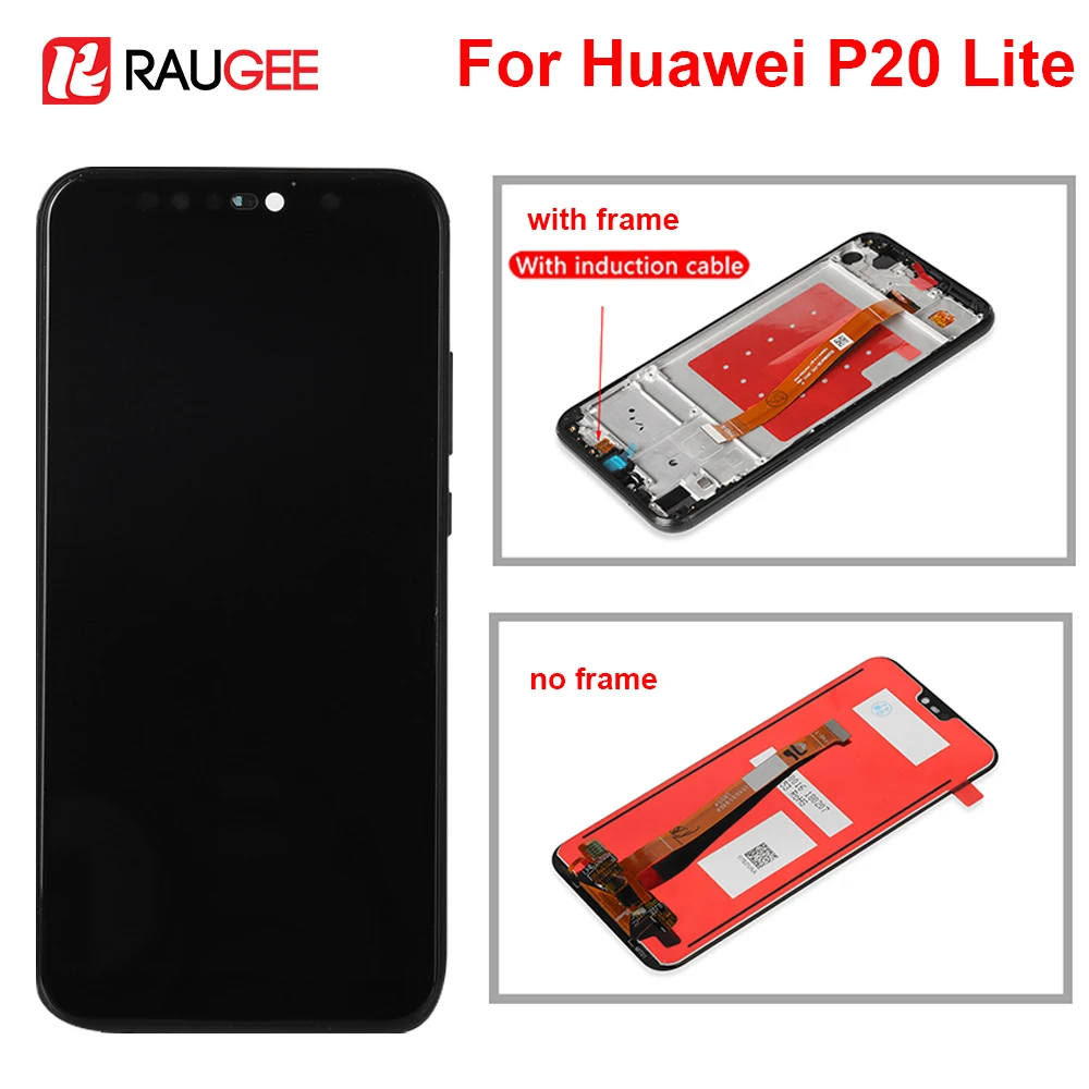 Cena Wyświetlacz do Huawei P20 Lite ekran LCD z ramką czołową wyświetlacz LCD ekran dotykowy zamiennik digitizera dla Huawei P20 Lite Lcd