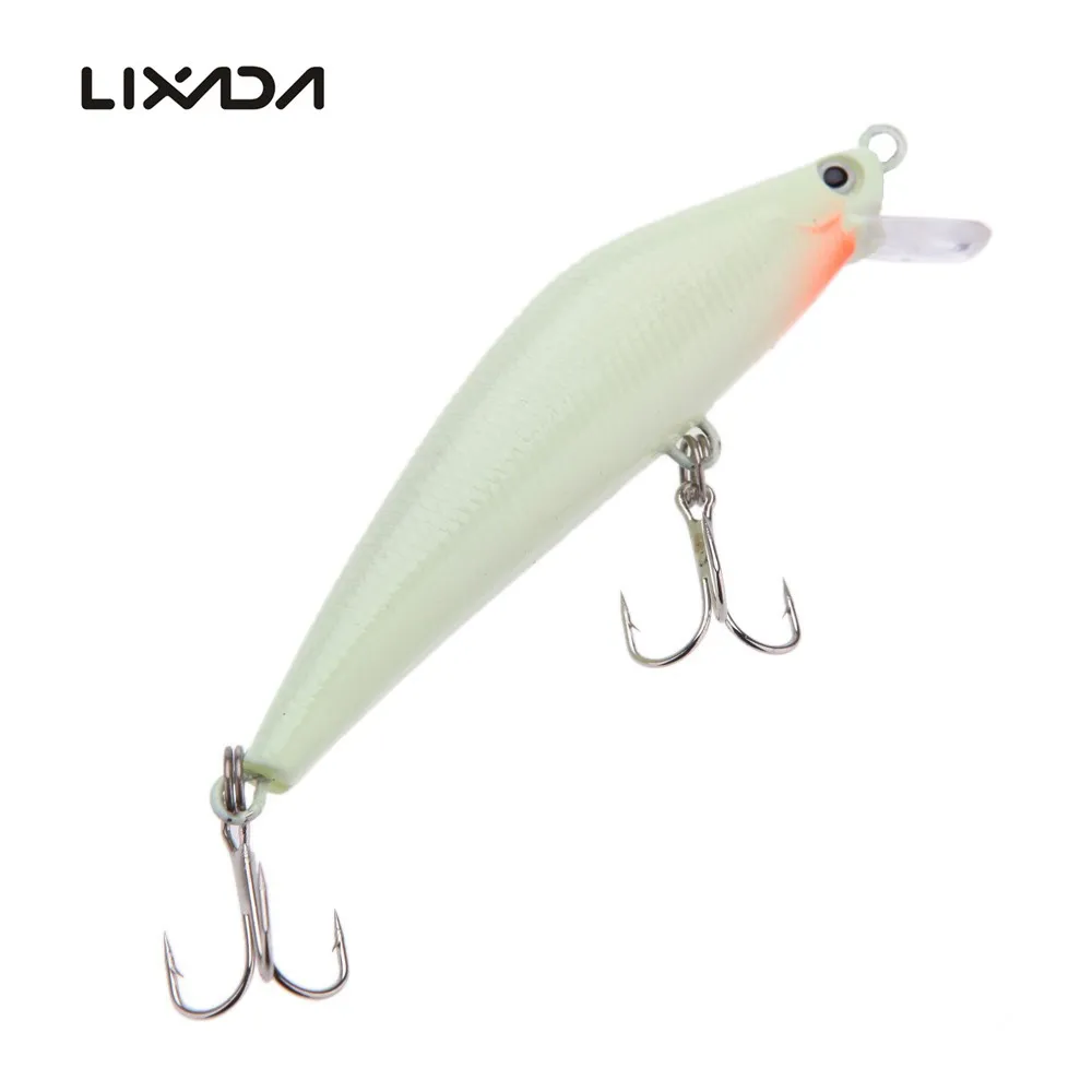 

3D Luminous Night Fishing Lure 8.2cm 8g Isca Artificial Fishing Hard Bait Minnow Fish Lure With Hooks Pesca Fishing Tackle Tool