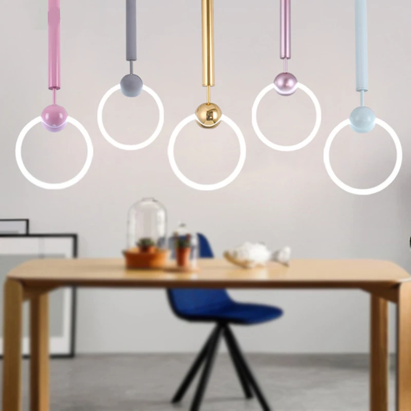 

JAXLONG Modern Minimalist Pendant Light Fashion Led Pendant Lamp Restaurant Nordic Balcony Shop Dress Shop Bar Hanging Lamp