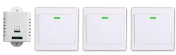 

AC85V 110V 120V 220V 250V 1CH Remote Switch Receiver Wall Transmitter Wireless Power Switch 315MHZ Radio Controlled Switch Relay