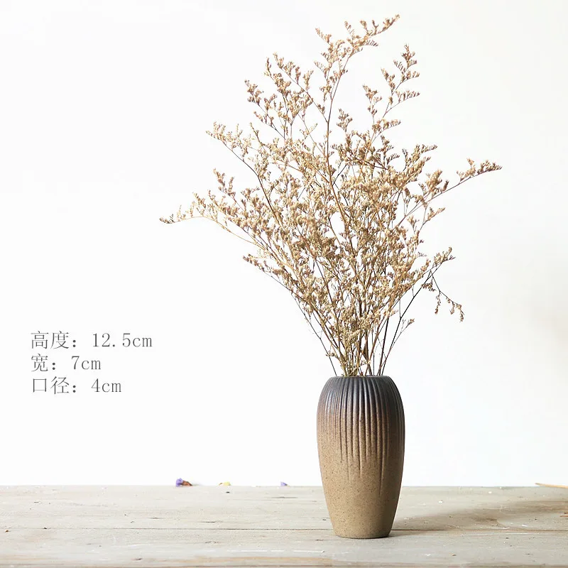 Естественный стиль Керамика ваза для цветов, ваза цветок для домашнего декора горшки керамические декоративная ваза для дома суккулентная плантатор ваза украшение для дома - Цвет: 1