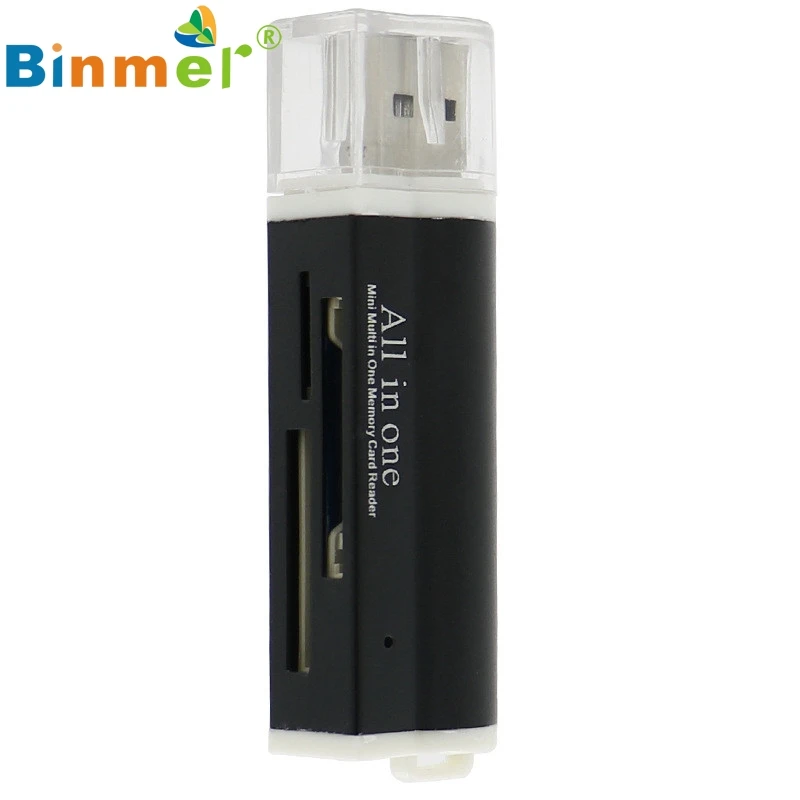 Beautiful Gift New for Micro SD SDHC TF M2 MMC MS PRO DUO All in 1 USB 2.0 Multi Memory Card Reader Wholesale price Sep1 | Компьютеры и
