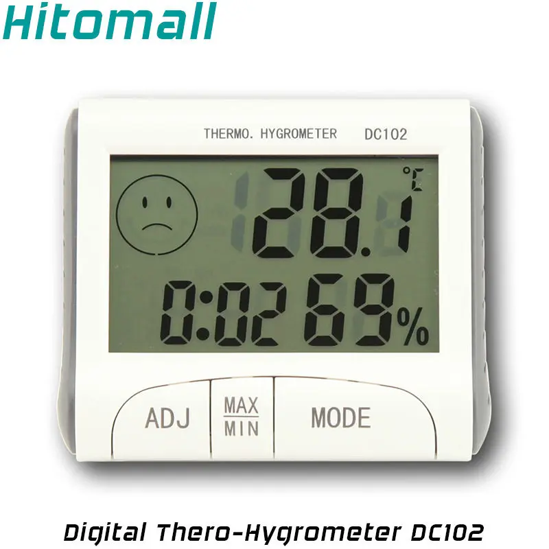Weather Station Household Indoor Use Temperature Humidity Meter Clock