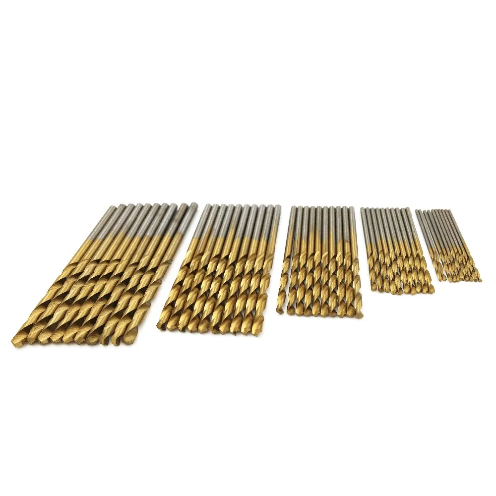 GOXAWEE спиральное сверло набор пилы 1/1. 5/2/2,5/3 мм шпильки для волос, заколки-Сталь Титан сверла, покрытые нитями высокоскоростного машина для обработки деревянных инструмент для гравёры