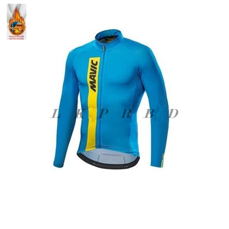 Новые зимние Термальность флис Велосипеды трикотаж Ропа Майо hombre roupa ciclismo ropa MTB