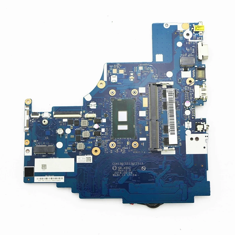 CG413 и CG513 и CZ513 NM-A982 UMA материнская плата ж/i7-7500U cpu-5B20M31046 для lenovo IdeaPad 310-15IKB Touch