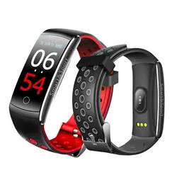 Спорт Смарт часы браслет Q8S Bluetooth сердечного ритма и крови Давление Health Monitor Водонепроницаемый Фитнес трекер для андроид IOS