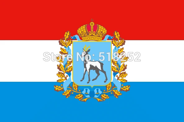 

Samara Oblast Flag Russian State 3X5 FT Banner 100D Polyester 150x90cm flag 1620, free shipping