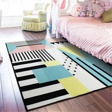 Креативные геометрические мягкие нейлоновые большие ковры для гостиной, спальни, ковер для дома, коврик для двери