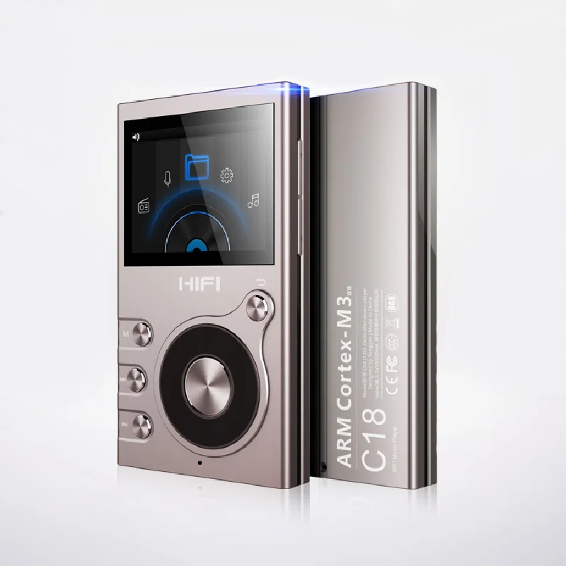 

MP3 IQQ C18 8GB Mini Hifi Music Player DSD256 USB 2.0 APE FLAC ALAC WAV 24bit / 192KHz Voice Recorder Built-in DAC In ROCKCHIP