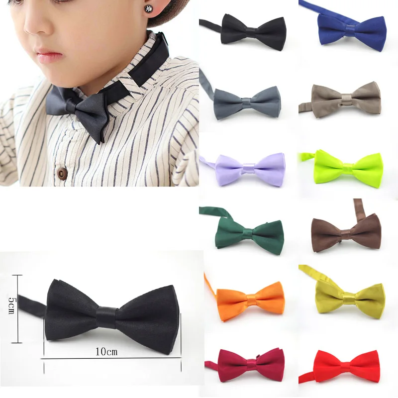 Классический Детский галстук-бабочка для мальчиков и девочек, Детский галстук-бабочка, модный, 25 цветов, мятный, зеленый, красный, черный, белый, зеленый, галстук для домашних животных
