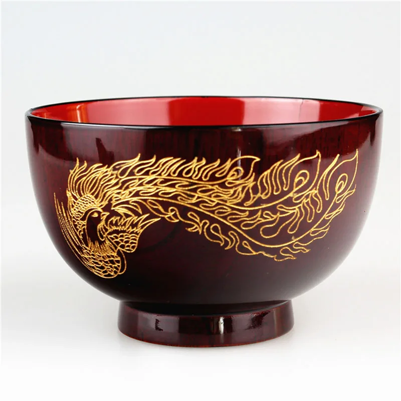 

Dining Dish Salad Hand Grinding Craft Wooden Bowl Soup Noodles Jujube wood Tableware Kitchen Convenient Useful coconut bowl