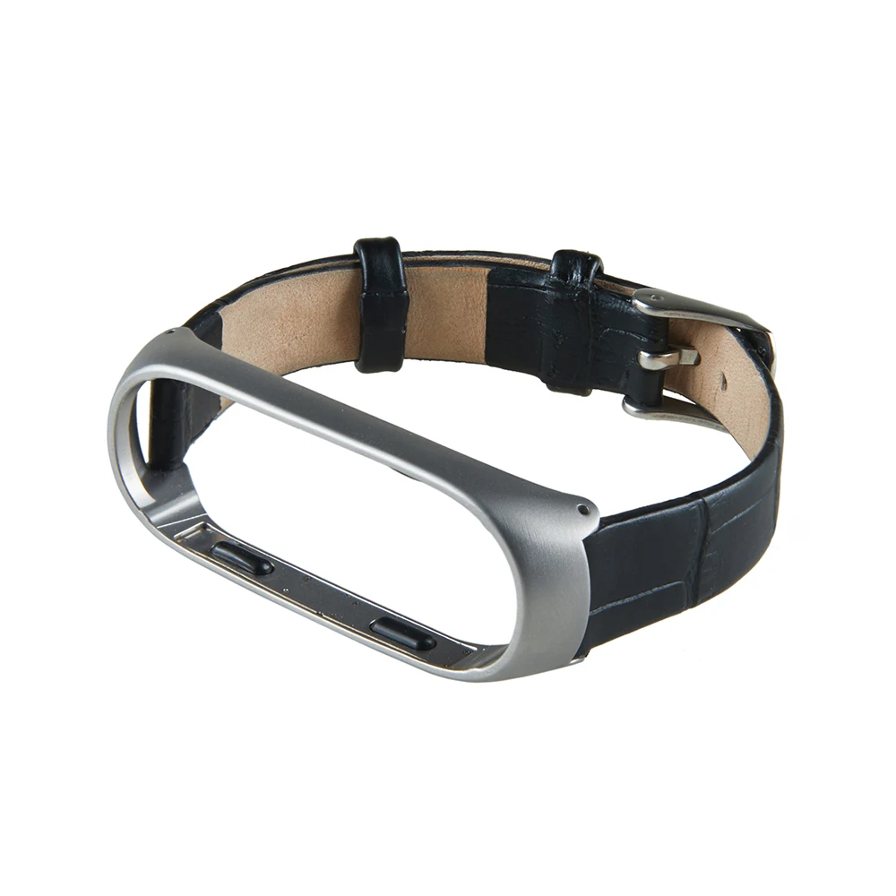 

docooler Replacement Band Strap For Xiaomi Mi Band 4 Bracelet Leather Replacement Strap Wristband for Mi Band 4 Smart Accessory