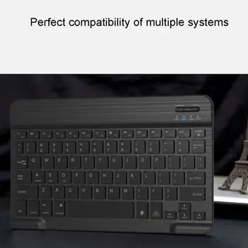 

Universal Rechargeable Wireless Bluetooth Keyboard with 7 Colors LED Backlight for iPad iPhone Laptop PC Tablet Smart Phones Acc