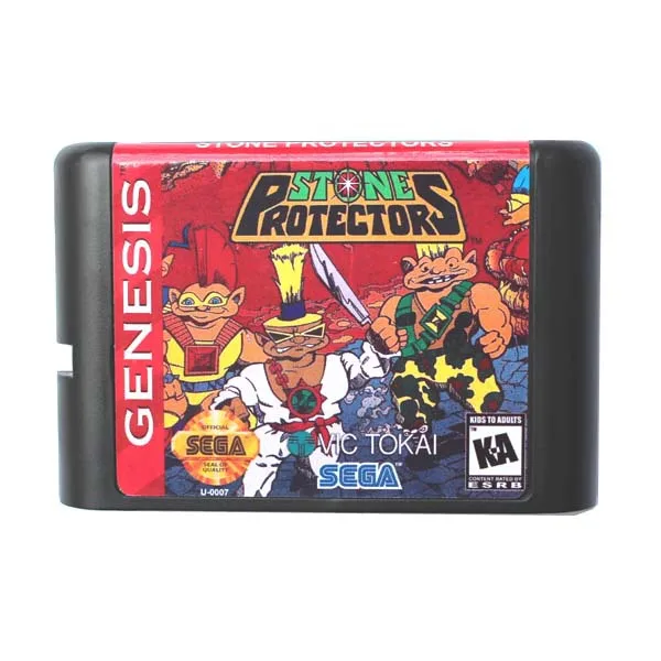 

Sega MD game card - Stone Protectors for 16 bit Sega MD game Cartridge Megadrive Genesis system