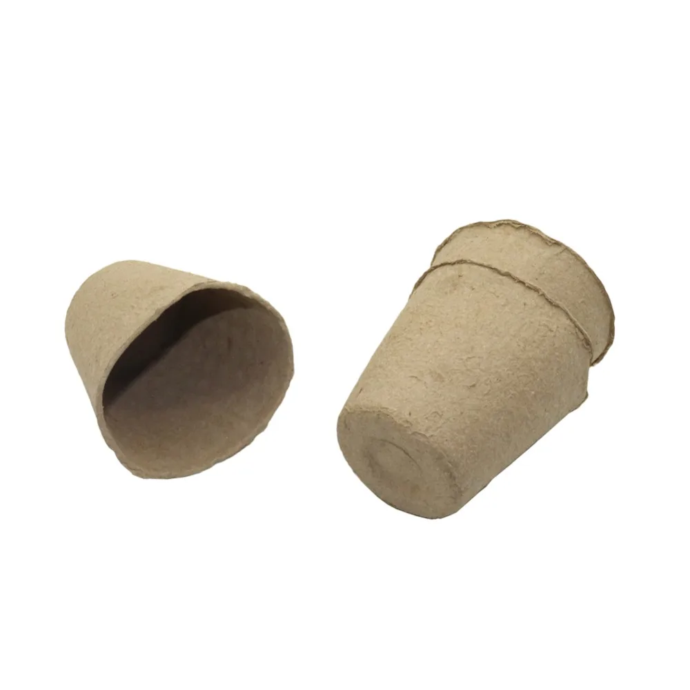 

Garden Round Peat Pots Plant Seedling Starters Cups Nursery Herb Seed Biodegradable Pots Planting Tools 30 Pcs