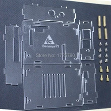1 комплект прозрачный акриловый банан Pi чехол коробка идеально подходит