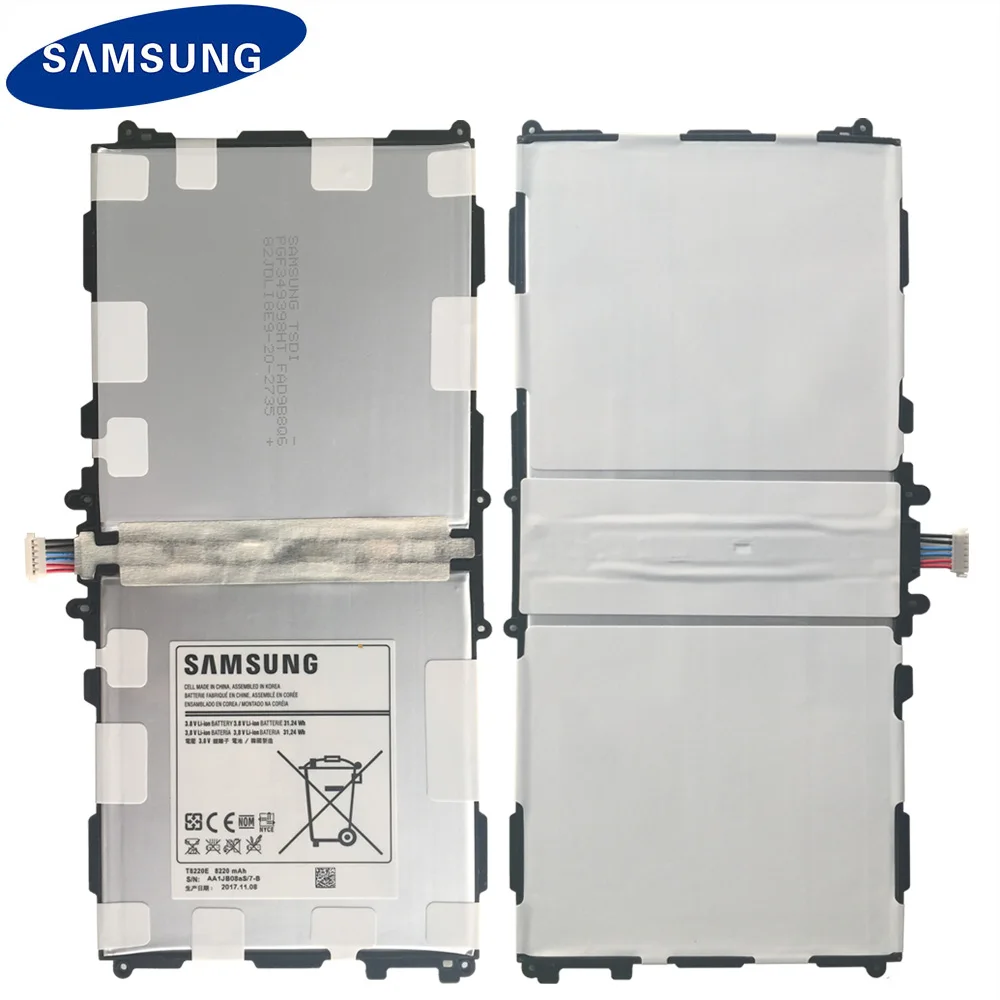 samsung Tablet Батарея T8220E для samsung GALAXY Note 10,1 Tab Pro P600 P601 SM-P605K SM-P607 SM-T520 SM-T525 8220 mAh