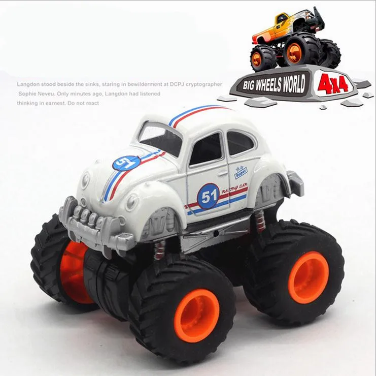 High Simulation Four-wheel Drive Inertia Off-road Vehicle Model 1: 36 Alloy Volkswagen Beetle Toy free Shipping |