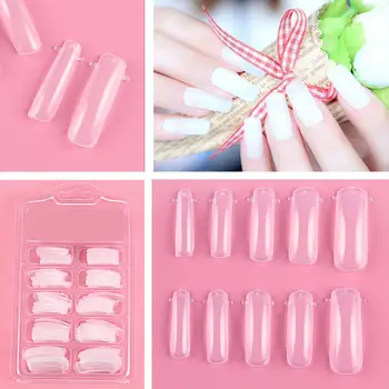 

100pcs Quick Building Dual Nail Art System Form Mold Acrylic UV Gel False Tips Tool finger Extension Nail Art UV Builder