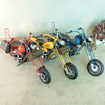 

Handmade metal to create motorcycle ornaments DIY crafts model 040SMT desk decoration christmas gift home decoration