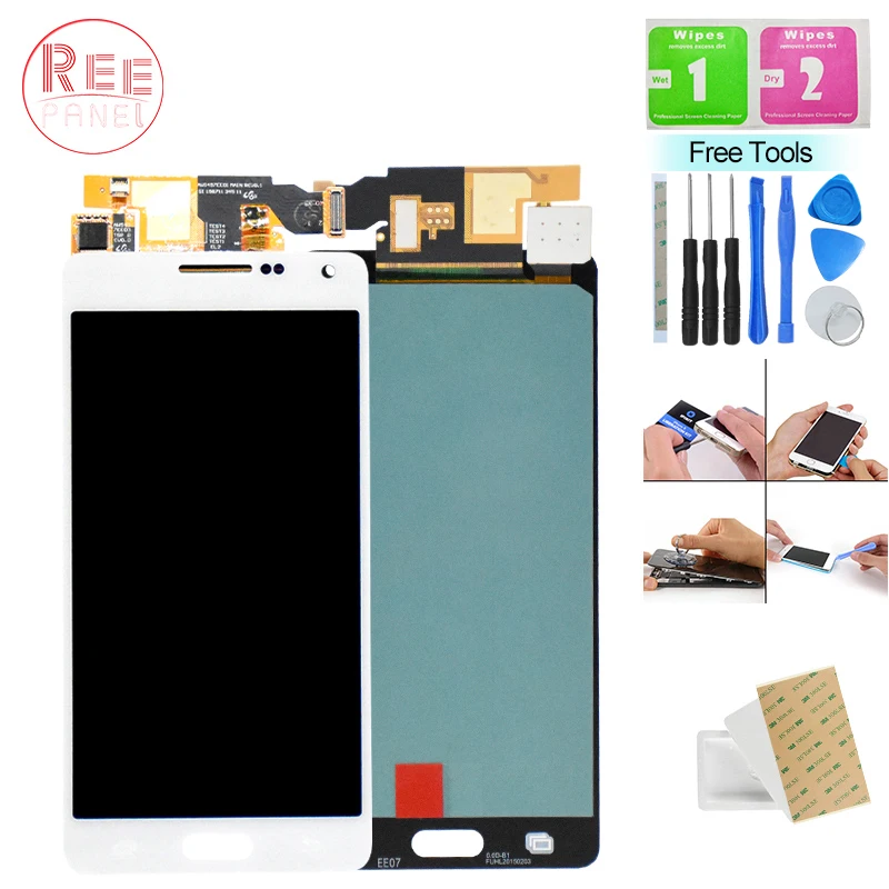 

New For Samsung Galaxy A500 A500F A500FM SM-A500F A5 2015 LCD Display Panel Module + Touch Screen Digitizer Sensor Assembly