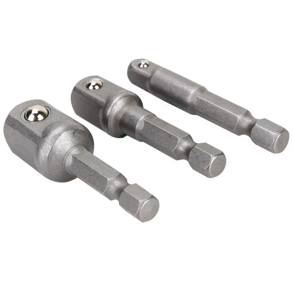 Buy 3Pcs/Set Hex Driver Socket Bits Adapter Wrench