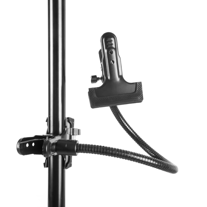 

G1 Iron pipe Background Holder Clamp Clip Photo Studio Accessories Light Stand Flex Arm Reflector Photo Camara Fotografica