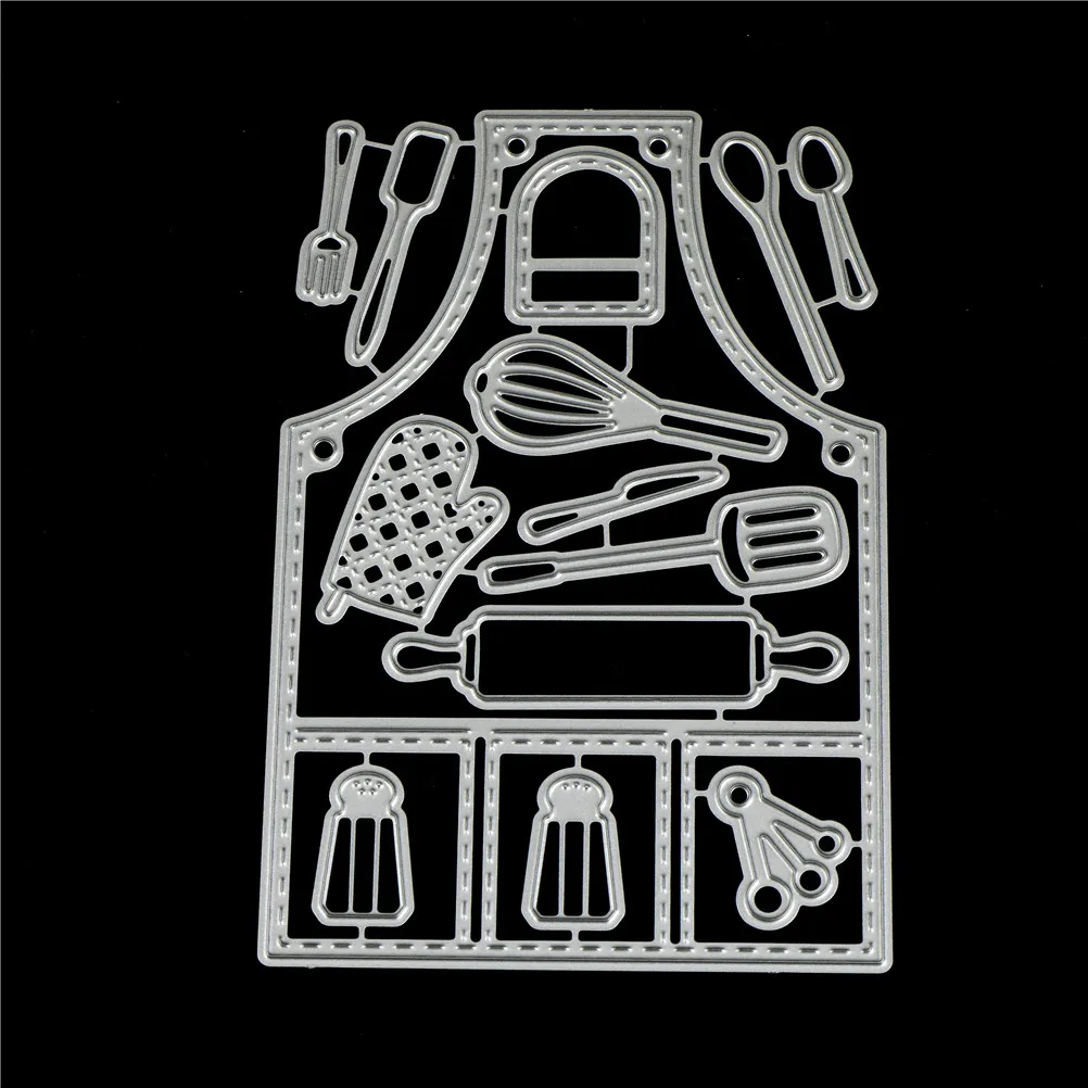 

14pcs/lot Metal Cutting Dies For Scrapbooking DIY Carbon Sharp Scrapbooking Dies Photo Album Art Card Dies Cut Kitchen Tool Set