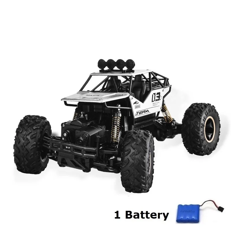 Радиоуправляемый автомобиль 1/12 4WD Rock Crawlers 4x4, вождение автомобиля, Двойные двигатели, привод Bigfoot, автомобиль с дистанционным управлением, модель автомобиля, внедорожник, игрушка в подарок - Цвет: 28cm 1 Battery White